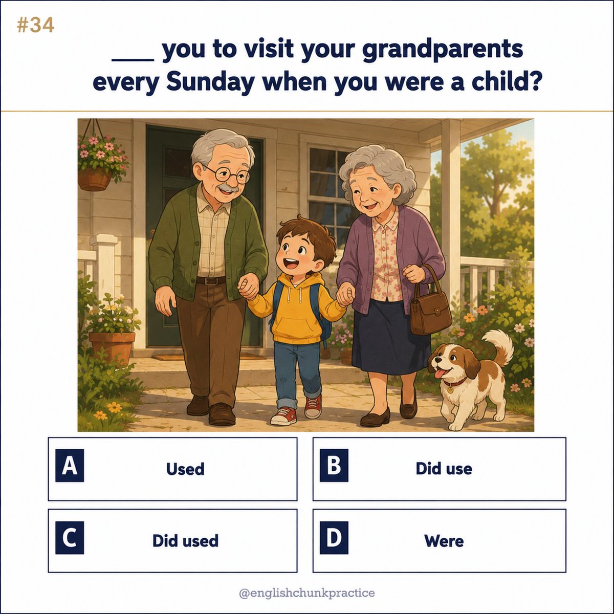 english_chunk's tweet photo. Over 80% of English learners pick Option C by mistake! https://t.co/aVox2AtoA6