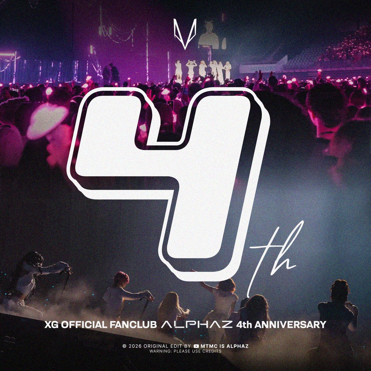 MTMCISALPHAZ's tweet photo. Happy 4th Anniversary, ALPHAZ! 🎂🎉
🐺🐺🐺🐺🐺🐺🐺🐺

#XG #ALPHAZ #XGALX
#ALPHAZ_4th_Anniversary
#25thALPHAZDay
#25日ALPHAZデー
#XG_WorldTour_THECORE
#THECORETOUR
#XG_フジロック2026
#XG_FUJIROCK2026 https://t.co/RHNWmTHNC6