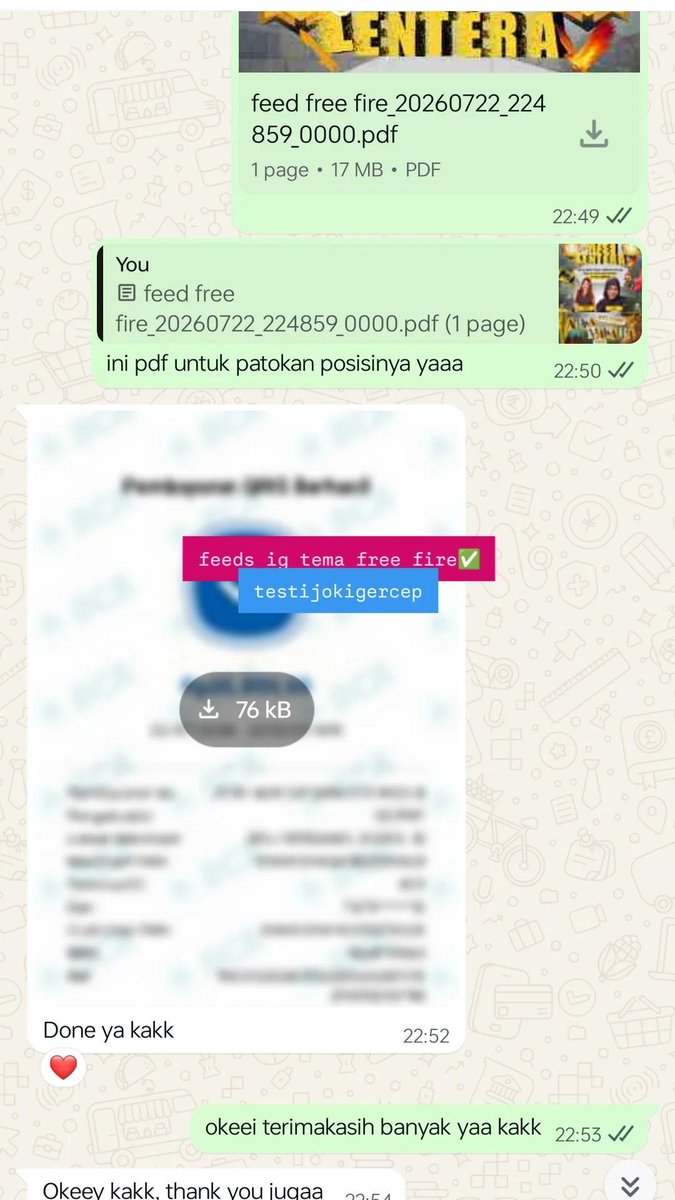 owdyeeee's tweet photo. 138. feeds carousel ig tema bikini bottom✅
139. feeds ig tema free fire✅
140. paper dgn turnitin 17%✅
141. laporan perangkat teknologi informasi✅
#zonauangㅤ 
#zonajajan 
#jokitugas https://t.co/cuZMTCuYHF