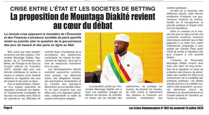DiakiteMountaga's tweet photo. Le Mali mérite un secteur des jeux transparent, attractif et responsable.
@pmumali223 https://t.co/h1XLKlxRoB