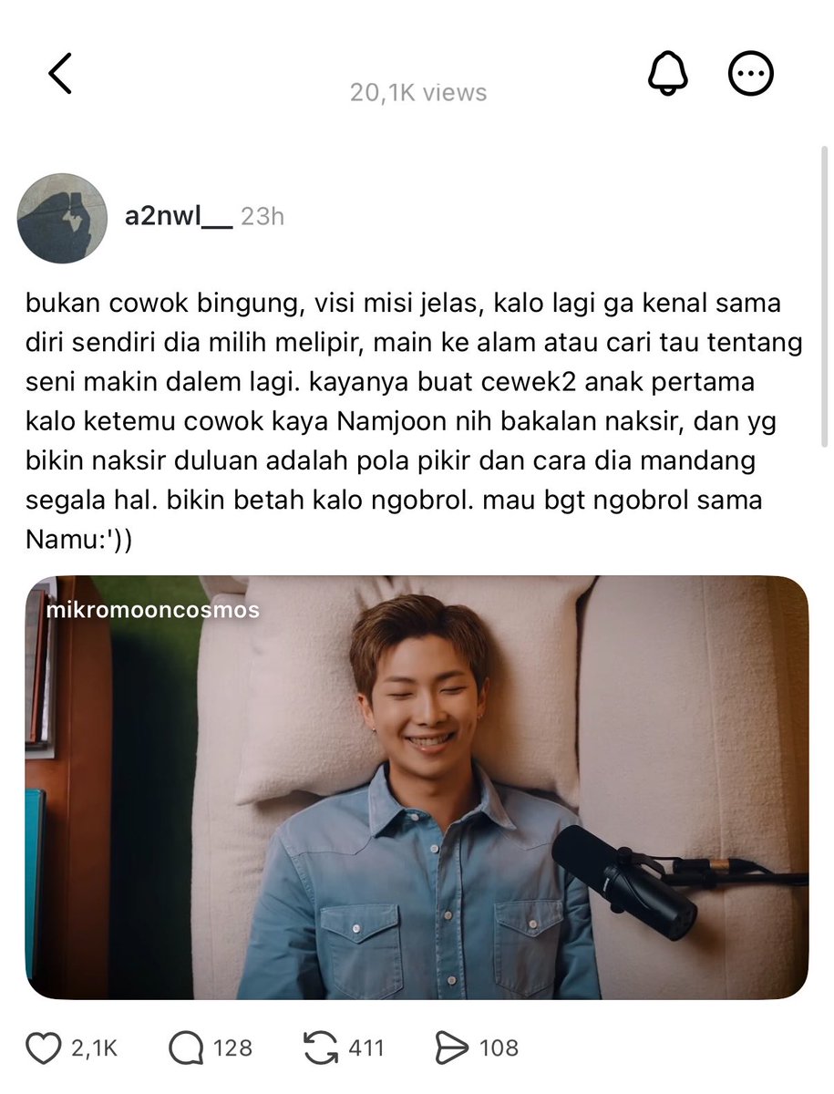itssacaaa's tweet photo. YANG KEMARIN BILANG NAMJOON COWOK BINGUNG SINI MAJUU!! 😡😡 https://t.co/IjFHW7Jljv