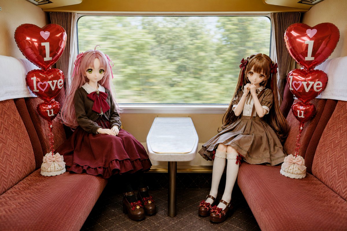 ワンオフカスタムドール #個室列車 ドールスタジオへLet's Go.ᐟ.ᐟ