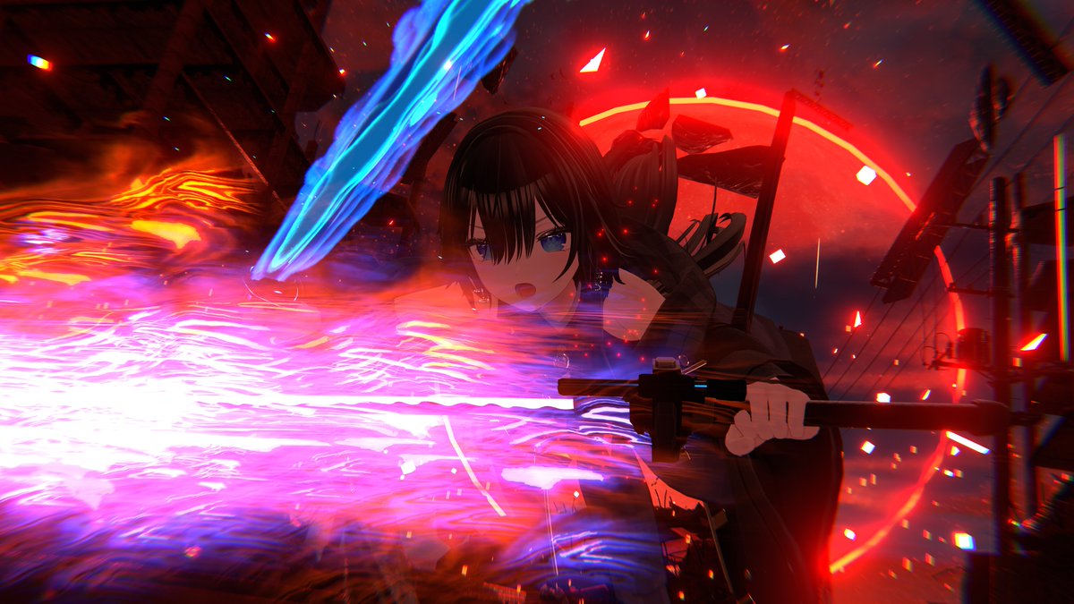 Ryu_VR0st's tweet photo. ポーズツール使ってそれっぽく撮ってみた https://t.co/7oq7zJSQV7
