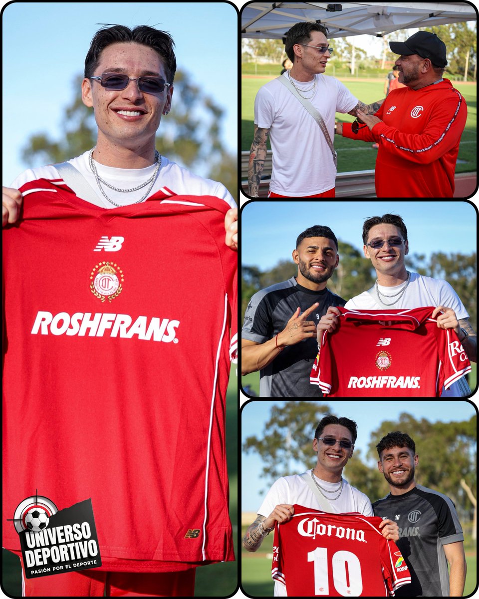 UnivDepo's tweet photo. ‼️Peso Pluma se puso bien Diablo‼️👹

🔜 Estuvo presente en el entrenamiento del Toluca.

Le queda bien el rojo❓️🧐

#pesopluma #TolucaFC #DeportivoToluca #Toluca #LigaMX #PP https://t.co/x0pXIIjctu