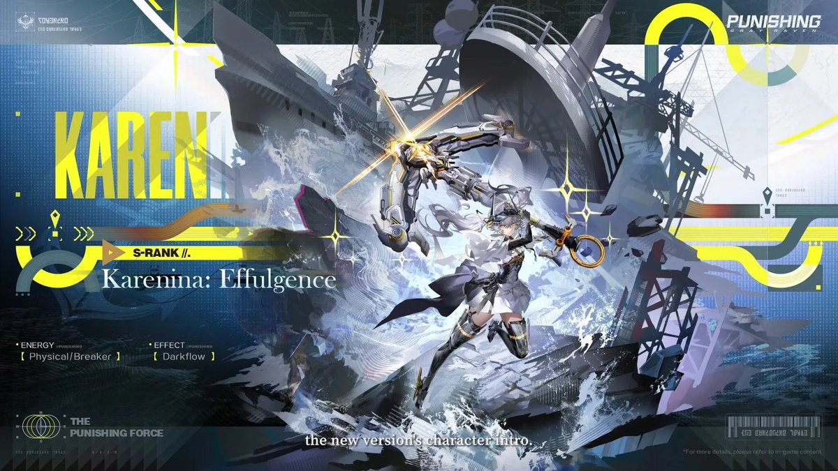 Naruvt0's tweet photo. Karenina: Effulgence Splash Art

#punishinggrayraven #pgr https://t.co/nVkOE4ZWT0