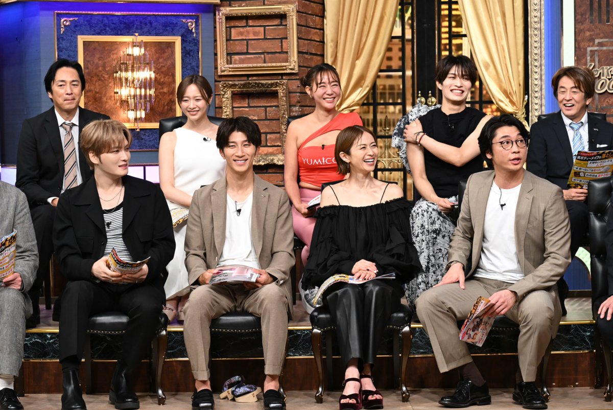 shabekuri007ntv's tweet photo. 明日よる9時からの #しゃべくり007 は

✨美ボディーSP✨
#WEST. #濵田崇裕 さん下駄トレって何？ 
#ジェジュン さんの自宅トレーニング🏋️
#森香澄 さん #ACEes #那須雄登 さんの楽屋でできる運動法
「ユミコア式ほぐしトレーニング」で
しゃべくりメンバー悶絶⁉️

#新山 #さや香 #畑野ひろ子 #Yumico https://t.co/uox6yvOBV4