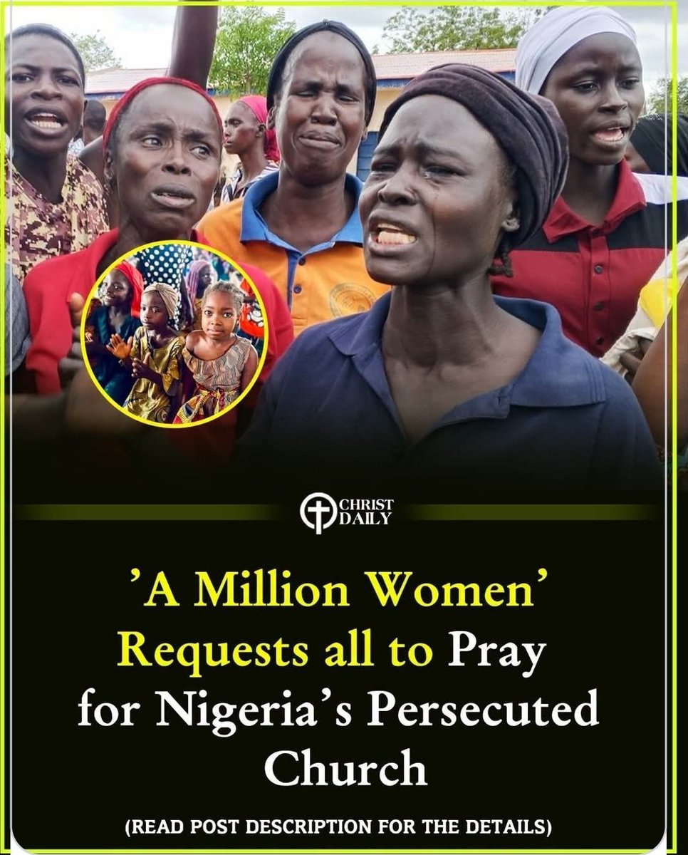 juddsaul's tweet photo. I'm seeing this pop up all over my social media. My response is this: If a million women decided to donate to help persecuted Christians in Nigeria, we can rebuild the lives of the 5 million displaced Christians, increase security, get them their farmland, and help them return to a normal life. https://t.co/h5EiYirDnI