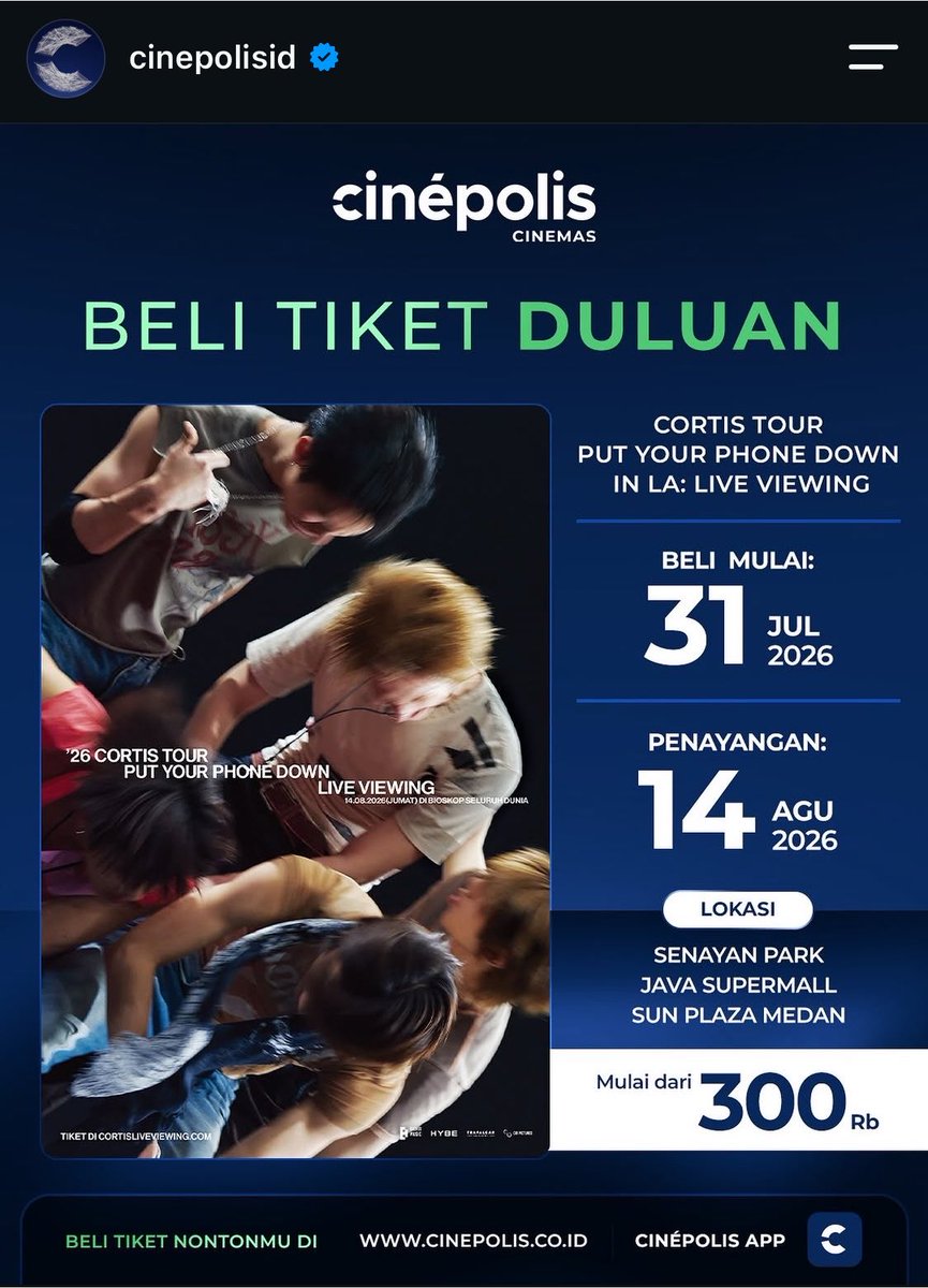 stxriyou's tweet photo. gajadi seneng cm ad 3 cinepolis doang jiers😊 https://t.co/kwutCUDBkk