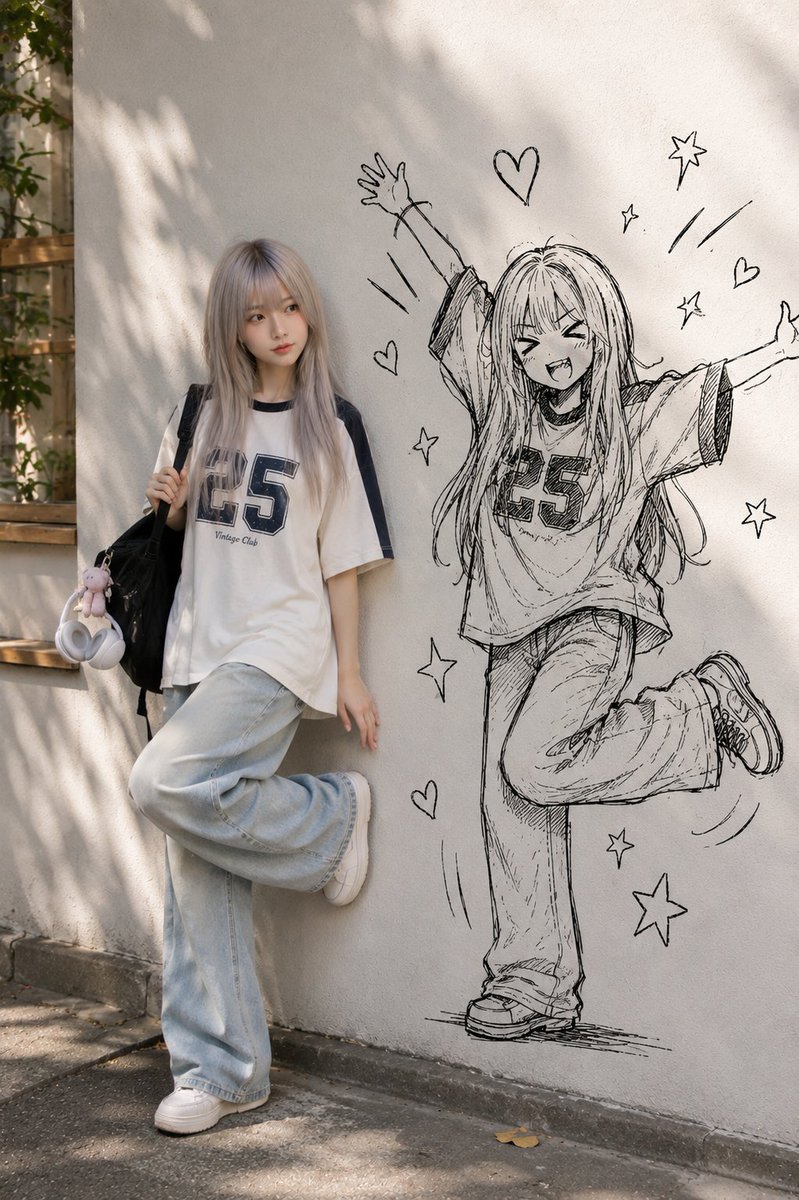 Real Person and Ink-Twin Doodle