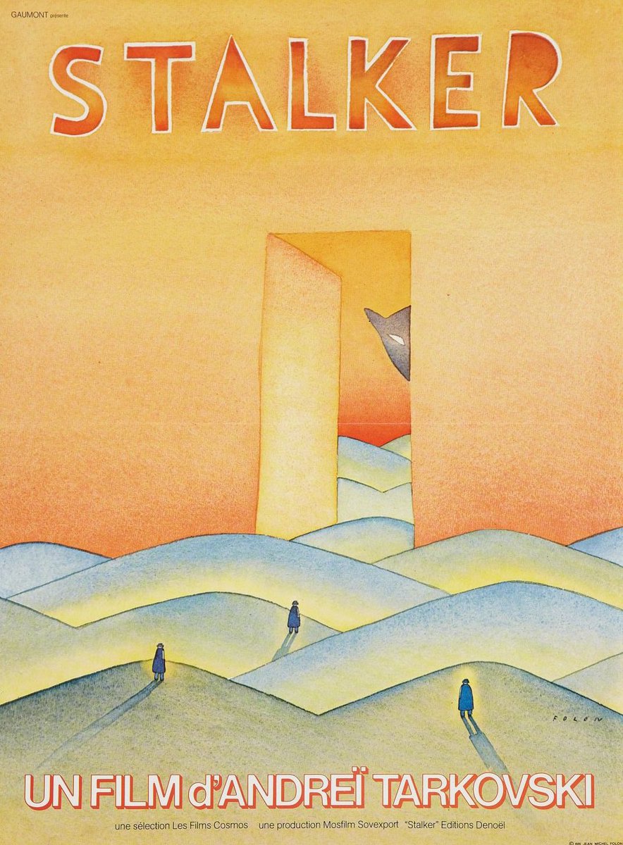 auteurhouse's tweet photo. The original French poster for Andrei Tarkovsky's 1979 film Stalker. https://t.co/87piEPx26Z