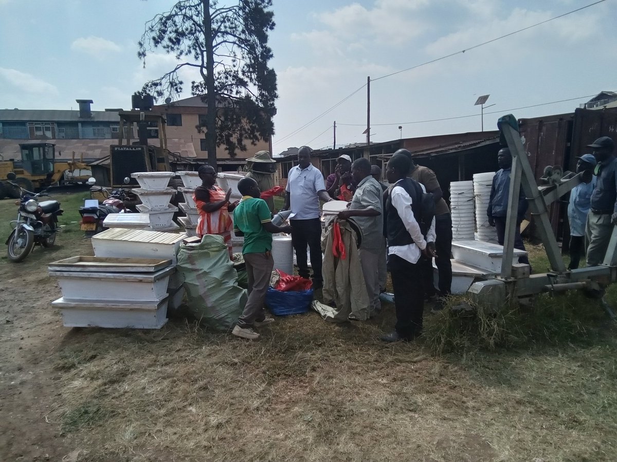 GideonSsekidde's tweet photo. Empowering farmers in Kabale!
The District Production Dept handed over beekeeping equipment to 15 groups to boost honey production and household incomes.
#GoldenPosts @GovUganda
#SupportLocalFarmers #Kabale #Beekeeping @ConsumerUCC https://t.co/PP8P8zlx7W
