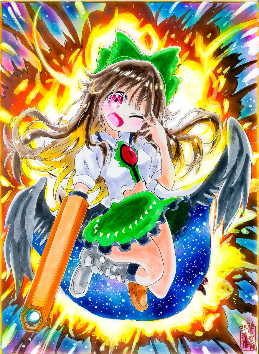yukinadare's tweet photo. アナログイラスト
霊烏路空 https://t.co/Q0L8YJmHmA