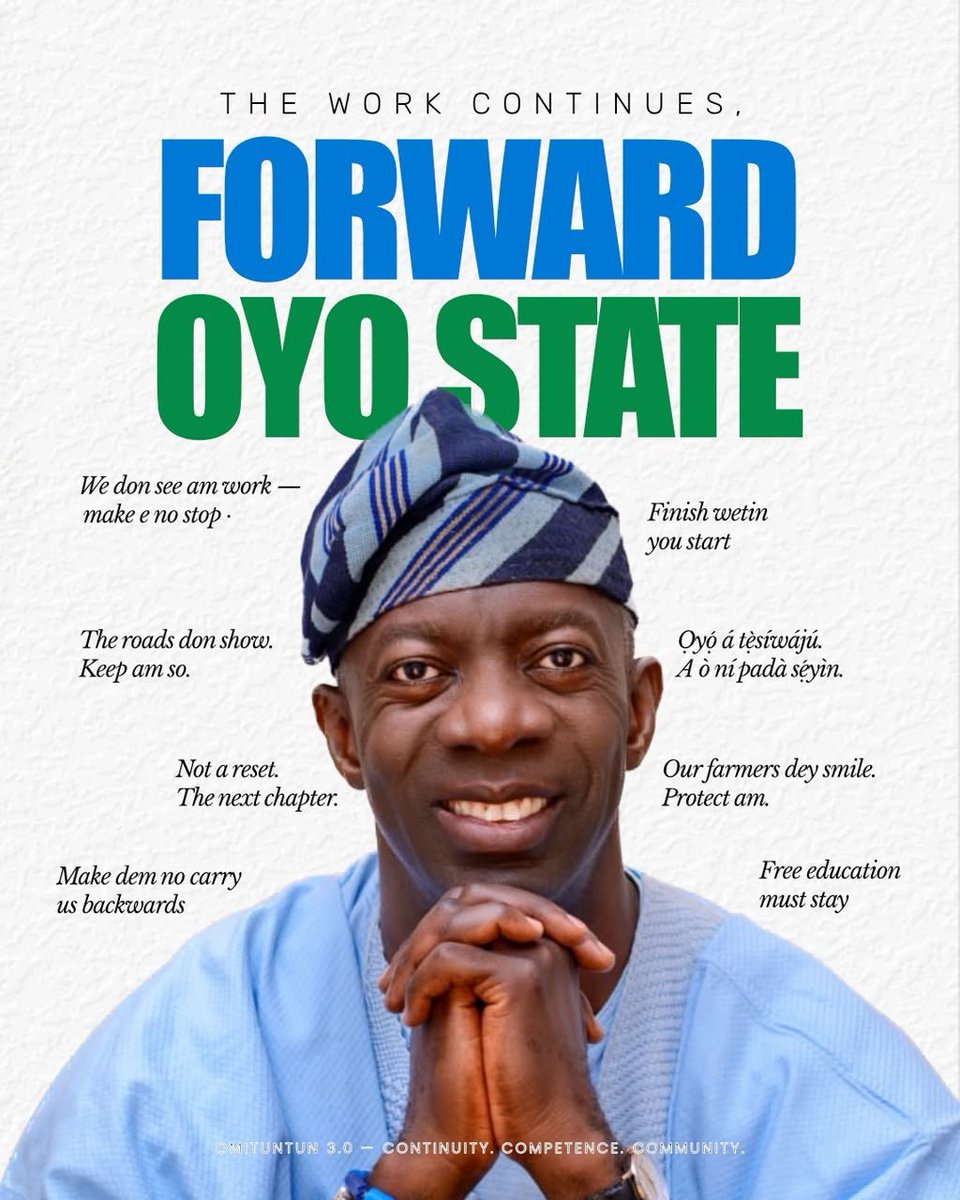 sukunamano80's tweet photo. PVC registration ends this Sunday. Don't miss your chance to be part of Oyo's future.

Come out on 6th February, 2027 and exercise your civic right. Let's support Hon. Bimbo Adekanmbi and keep Oyo moving forward.

#GetYourPVC #Omituntun https://t.co/8SkUMUiQRJ