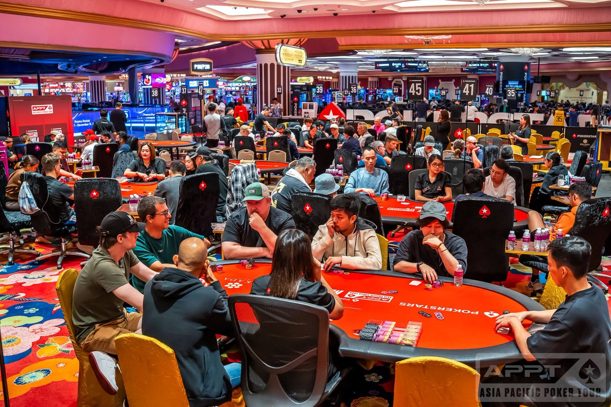 PSLiveManila's tweet photo. Few days before we go back to Cove and players are going deep before the big stage 🔥
Saturday DeepStack [₱750K GTD] Flight A is now on Level 8 with 85 entries. Qualify by 15:40 for your chance to win the final APPT Manila Package. Flight B starts at 16:00.
#APPTManilaQualifier https://t.co/umRI3IMoxh