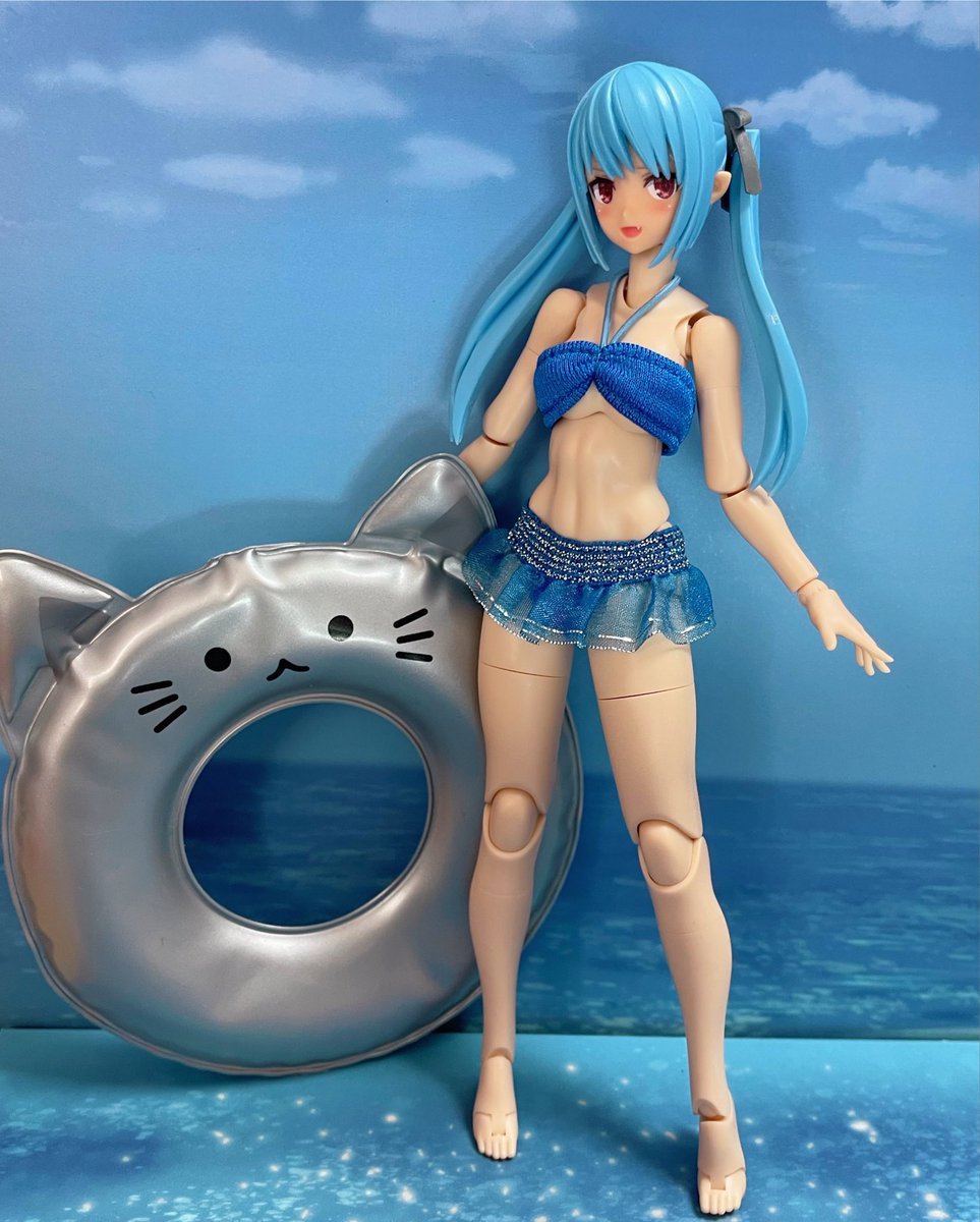 uzura_goya's tweet photo. 水着のカラバリ増やしました♡
#ワンフェス
#WF2026S https://t.co/NdumonvJOj