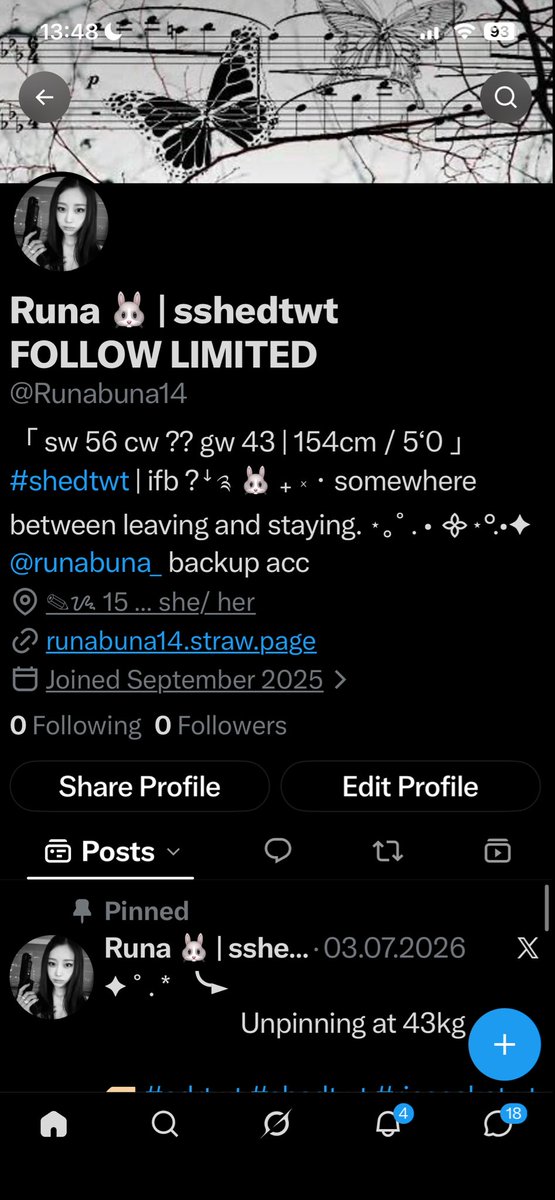 runabuna_'s tweet photo. Uhm so I got suspended at almost 1k 🫩🫩 fck yu e https://t.co/MO0RM6uvXf