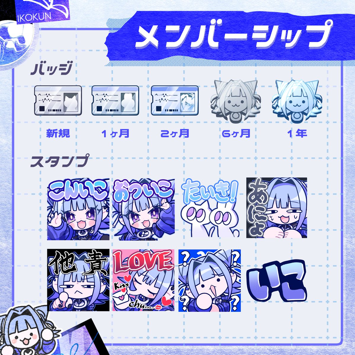 スタンプやバッジのイラストをたくさん描きました！ この環境をいい