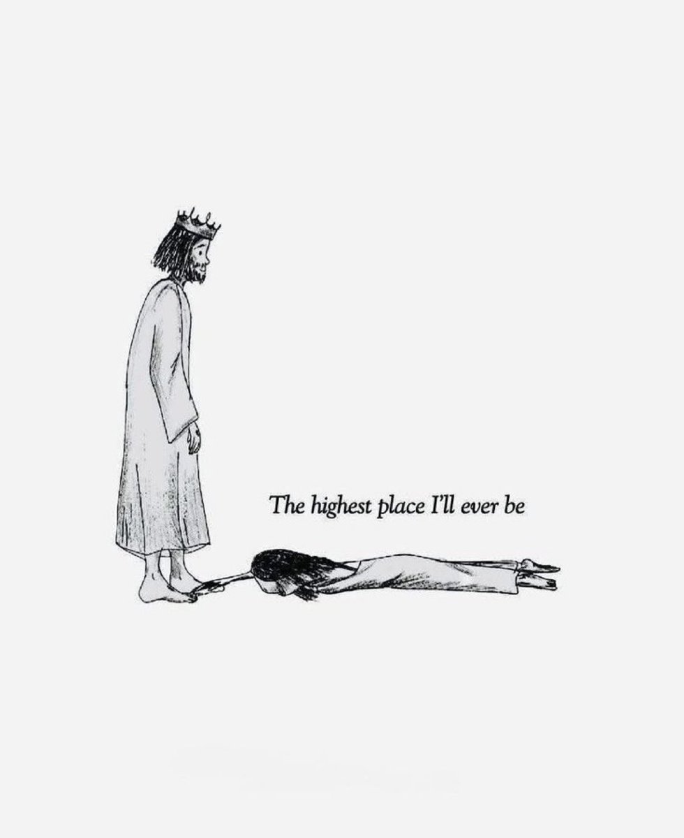 churchtalkative's tweet photo. The highest place I could ever be isn’t a stage or a title, it’s at Jesus’ feet. https://t.co/OP43e3VAel