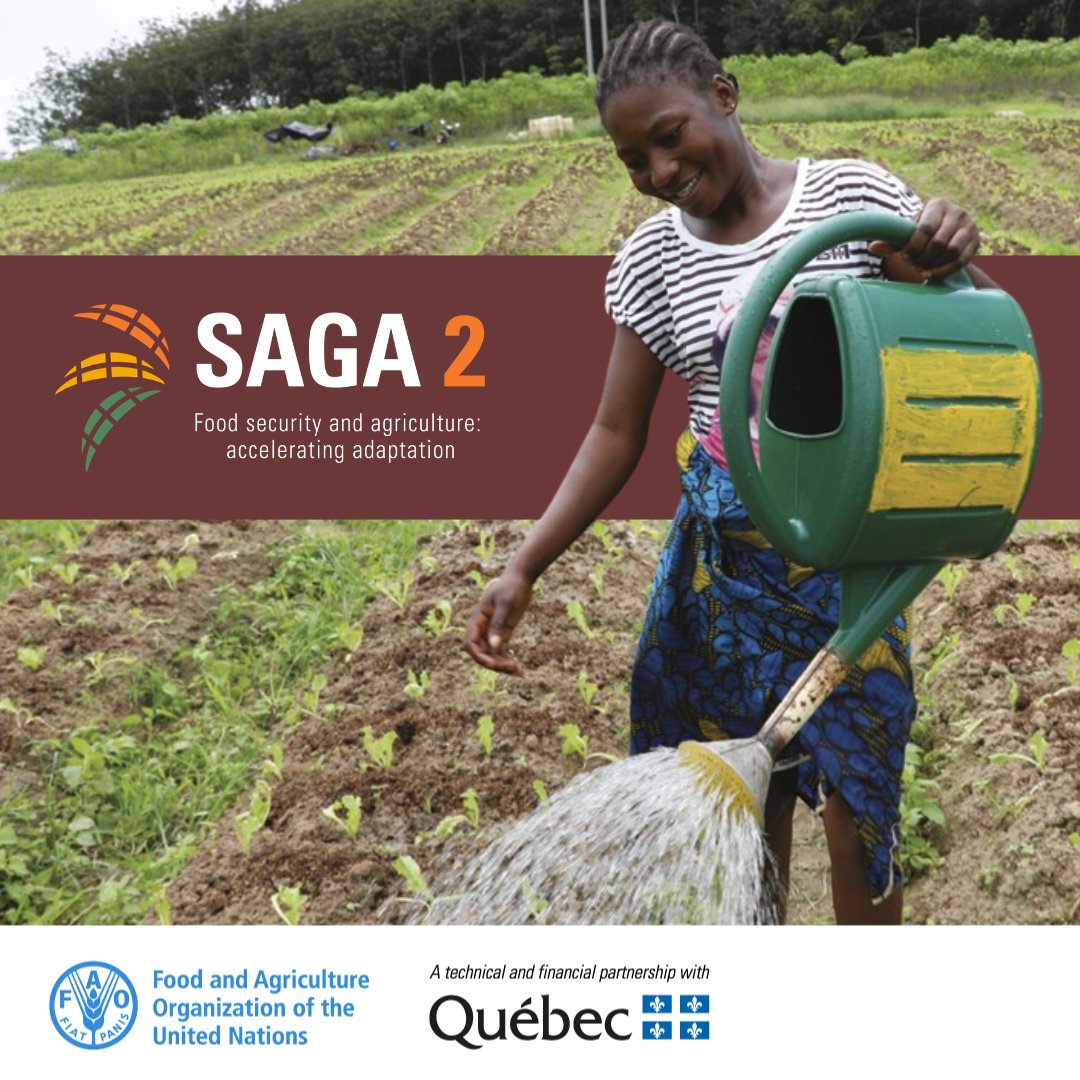FAOclimate's tweet photo. 💧 Every drop counts in a changing climate.

Through #SAGA2, @FAO supports the adaptation of agricultural sectors to climate change, including better water management and resilient farming practices.

Learn more 👉 https://t.co/bGWpaCIPUS

#ClimateAction https://t.co/66syzkkPtT