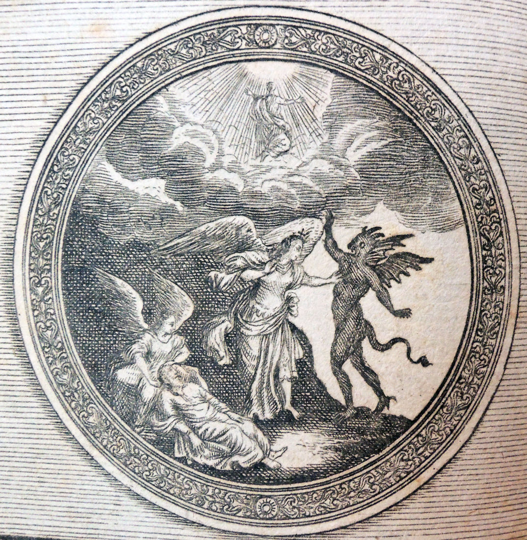 LiberMiraculum's tweet photo. ( Johann Ulrich Krauss’s ) late 17th-century emblem book of angels https://t.co/TskDpULfyb
