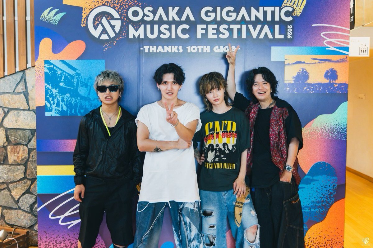 AceCollectionJP's tweet photo. ＼𝐓𝐡𝐚𝐧𝐤 𝐲𝐨𝐮／

2026.07.25(土)
──────────── 

OSAKA GIGANTIC MUSIC FESTIVAL
-THANKS 10TH GIGA-

────────────

6年ぶりのジャイガ！
独立後初の夏フェス最高でした☀️
またライブハウスで遊ぼう！

📸 : @stk_photo_d80 https://t.co/73hbsDfPxV