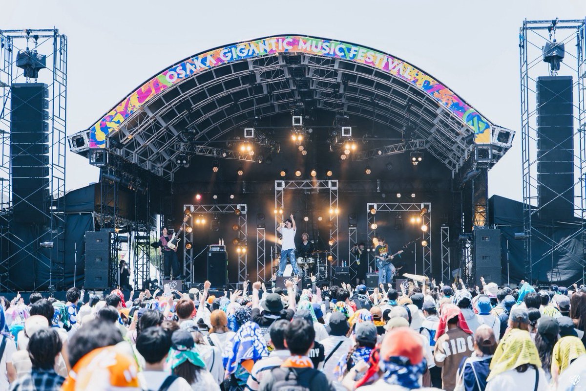 AceCollectionJP's tweet photo. ＼𝐓𝐡𝐚𝐧𝐤 𝐲𝐨𝐮／

2026.07.25(土)
──────────── 

OSAKA GIGANTIC MUSIC FESTIVAL
-THANKS 10TH GIGA-

────────────

6年ぶりのジャイガ！
独立後初の夏フェス最高でした☀️
またライブハウスで遊ぼう！

📸 : @stk_photo_d80 https://t.co/73hbsDfPxV