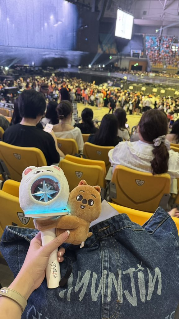 honeyhanniestar's tweet photo. 1st day of Stray Kids SKZ Run It Seoul - Jul 25❤️ I like the view from the 1st floor 

Got jiniret fan &amp; han quokka keyring for my stayzone 😣🩷 #RUN_IT
#RUN_IT_SEOUL https://t.co/swUxN9PmUr