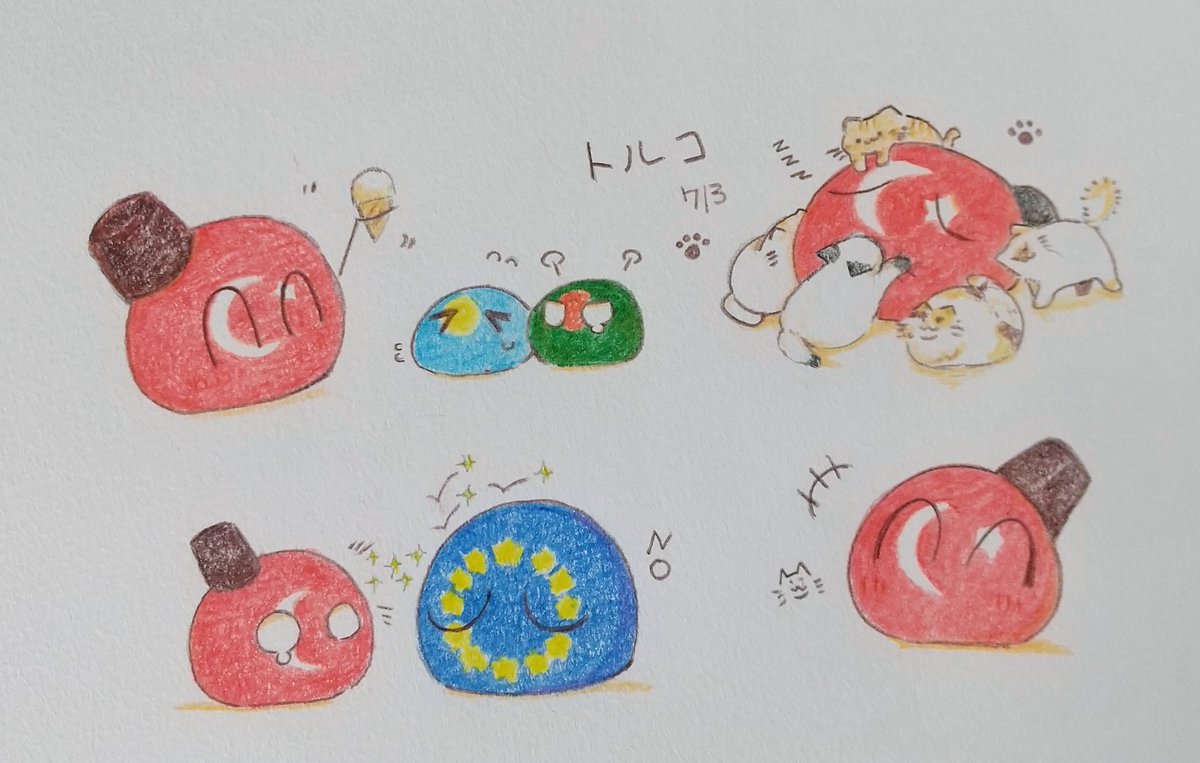 Kaap824598072's tweet photo. 描き溜めポーランドボール
(前に載せた一部が見れなくなり消したので再載＋最新の)
政治的意図❌戦争賛美❌ https://t.co/1zeeKD68Zy