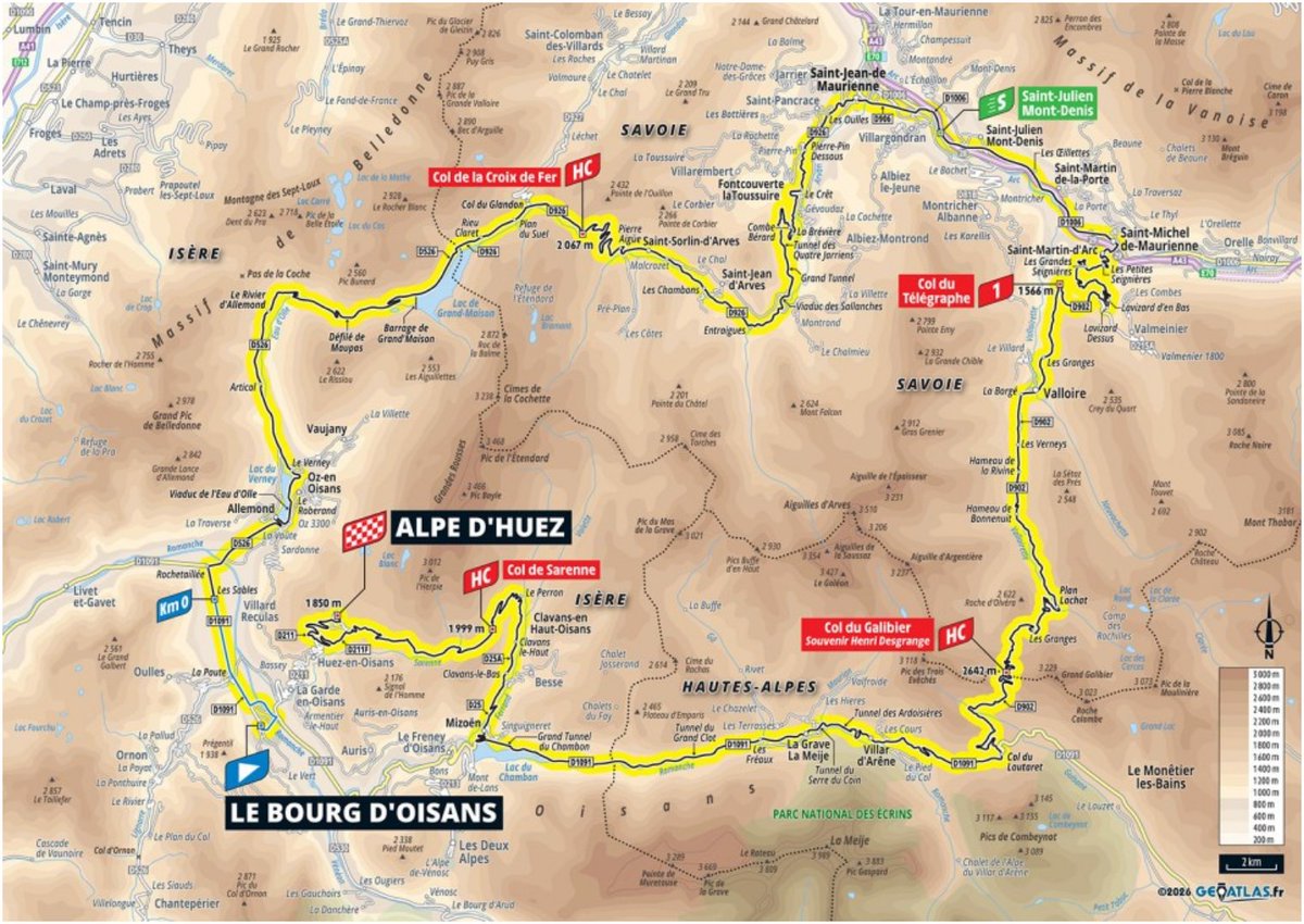 pedrodelgadoweb's tweet photo. Et. 20 #TDF2026, etapa reina.
Le Bourg d'Oisans > Alpe d'Huez : 170,9km +5.450m

⭐️⭐️⭐️ Pogacar, del Toro
⭐️⭐  Martinez, Carapaz
⭐️Kuss, T Johannessen, Piganzoli, Castrillo, Bernal

Conectamos
📺12:45  @teledeporte 💻 @rtveplay 
📺 15:50 @La1_tve 
#tourrtve25j https://t.co/QSj1U1uBm9