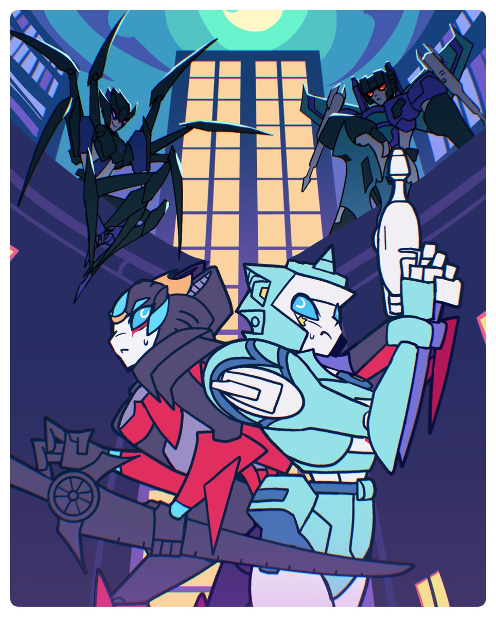 sgrimp_'s tweet photo. cartoon au sketch based on P&S
#transformers #slipstream #airachnid #windblade #moonracer https://t.co/ZLn2cZc4RW