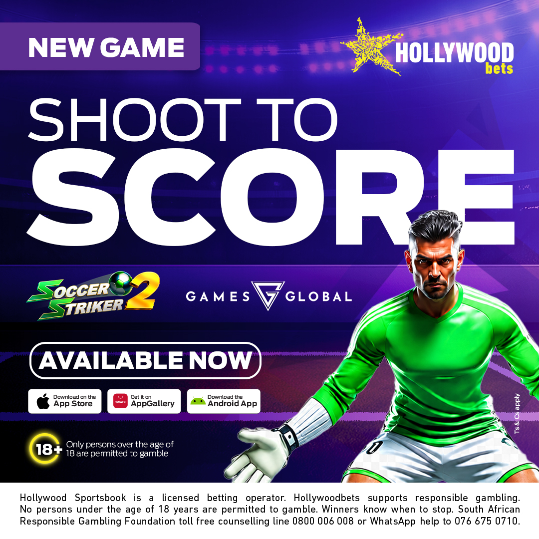 Hollywoodbets's tweet photo. It's time to take your shot! 🎯

Step onto the pitch, score big, and experience the action with Soccer Striker 2, now available on Hollywoodbets. 

Are you ready to shoot to score?

Ts &amp; Cs apply. https://t.co/3sg5mibduj