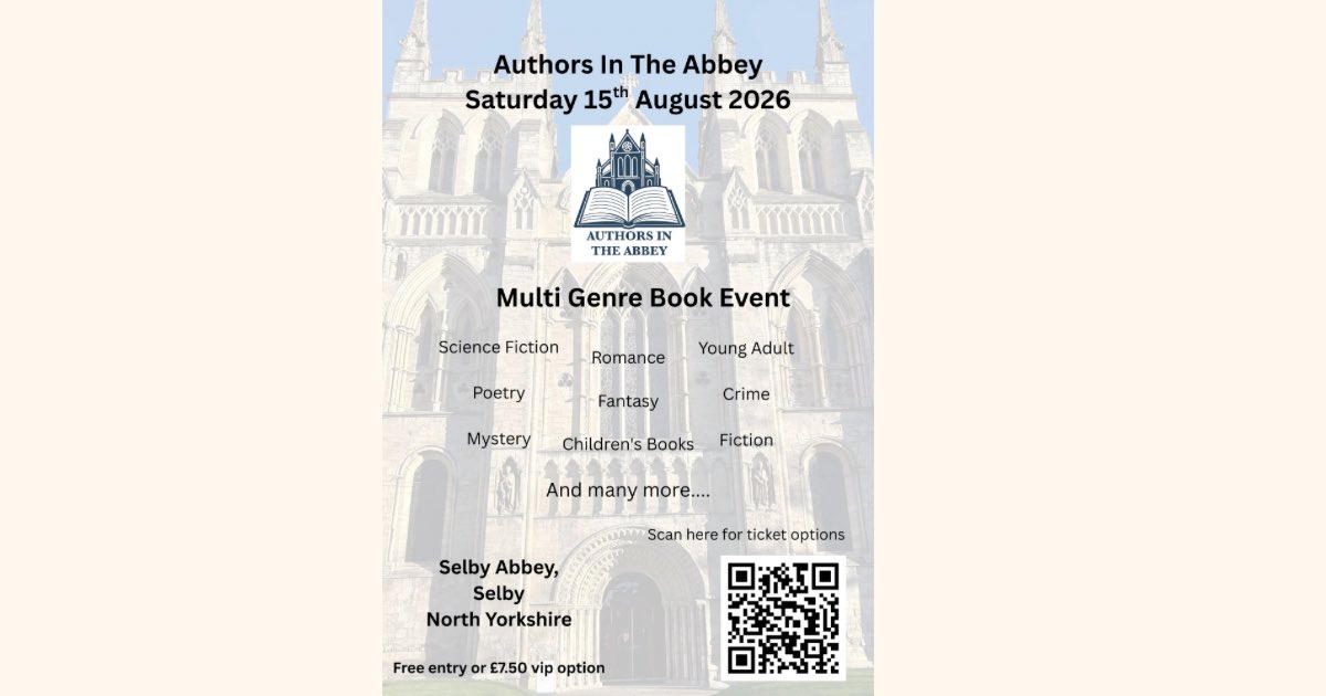 happy_eeyore's tweet photo. Three weeks till Authors in The Abbey, Selby Abbey. Are you looking forward to meeting some great authors? Buying some wonderful books? Listening to some interesting panels &amp; talks? Having a go on the tombola? Or getting a lucky dip? It’s going to be a great day https://t.co/73AlBKbYVM
