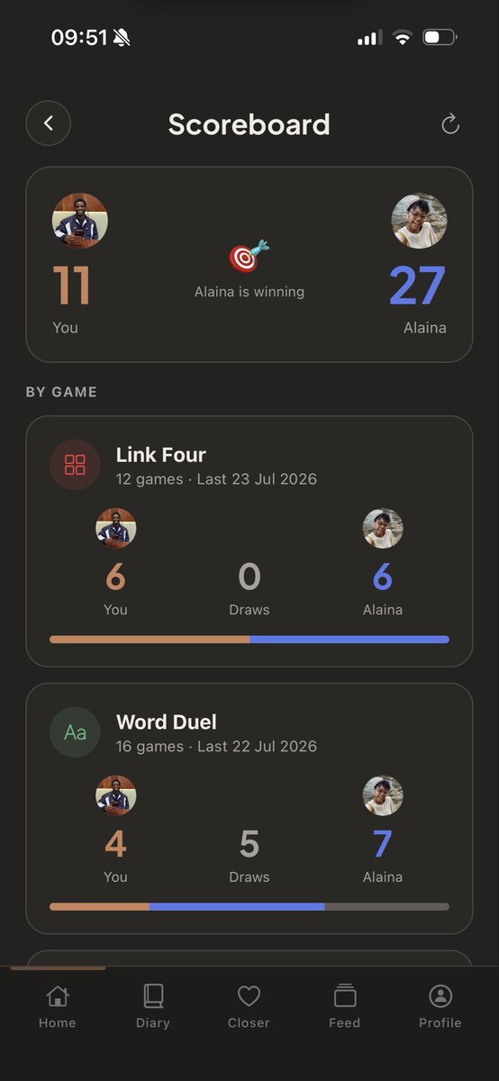 a_ikode's tweet photo. Been using my app with my gf and she’s wooping my butt on the games! 😭 https://t.co/bHCsTnc3nS