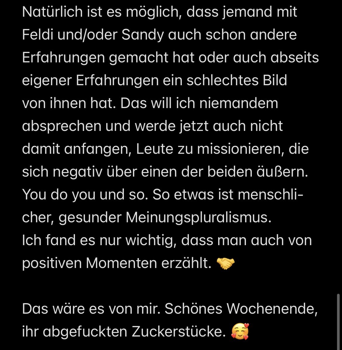 thomasmagnum50's tweet photo. A small but highly explosive story from the poetic diary of a bona fide gangster:

#YungFeldsalat #YFS #Feldi #SugarSandy #Sandy #Bastien #einBastien #Kirtscho #Streaven #Meinung #Storytime #HatersNotGonnaHateToday 🥗🍬 https://t.co/YaZPArWDbs