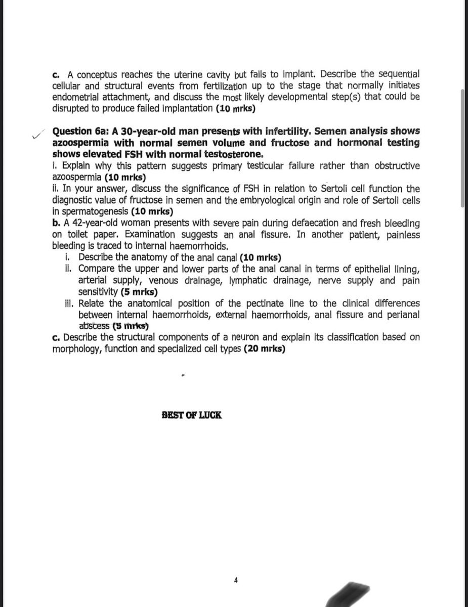 f_oyekoya's tweet photo. This exam still haunts me… 
This is ABUAD ANATOMY (2026)
Me sef know say I write EXAM. 

Before you say anything remember “Exam is only easy when you’re not the one in the hall” https://t.co/E70goIB2o0