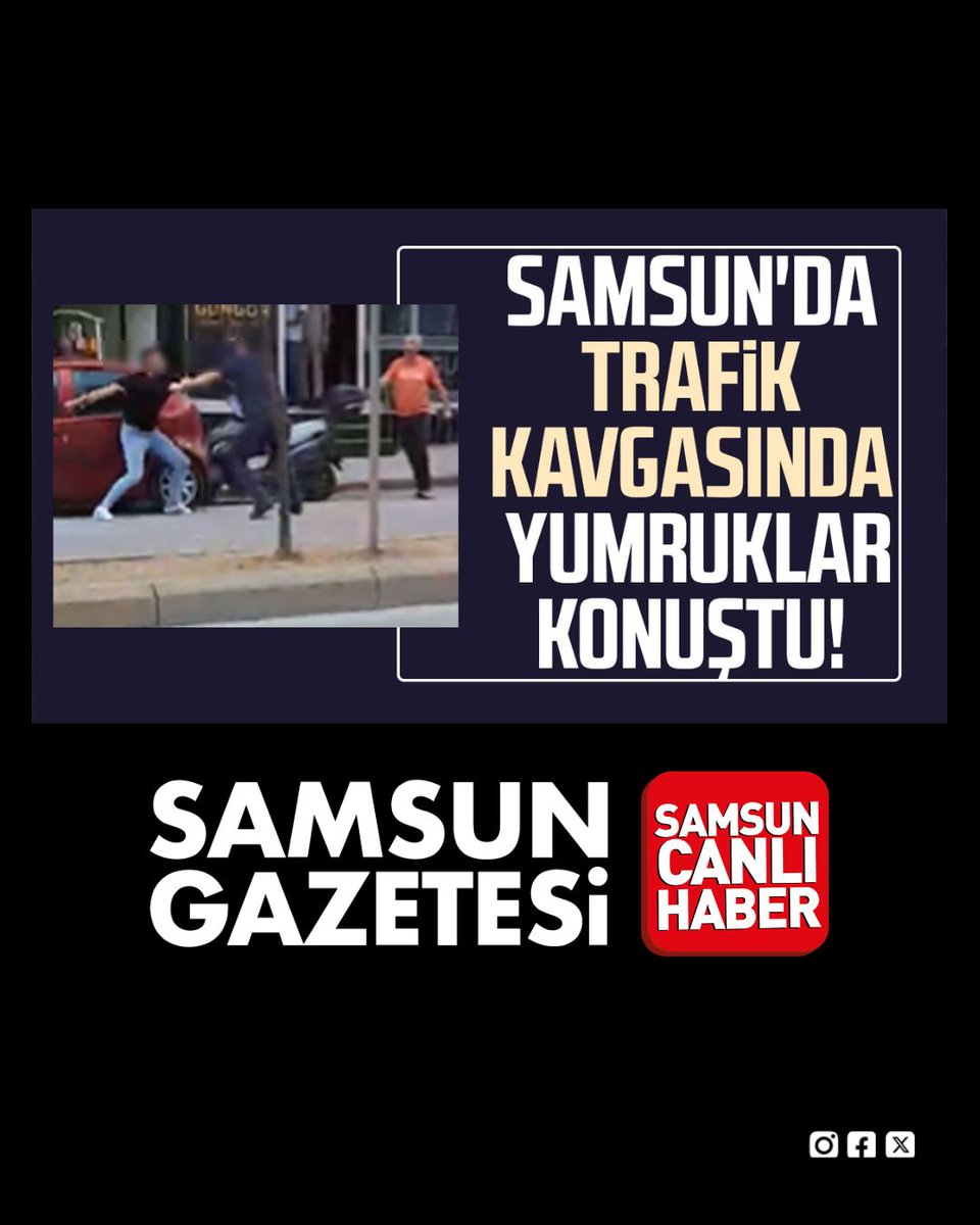 Samsungazetesi's tweet photo. 🚗👊 Samsun'da trafik kavgasında yumruklar konuştu!
📹 Olayın görüntüleri ve detaylar haberimizde👇
https://t.co/Z5pnppzCcm
#Samsun #İlkadım #Trafik #YayaGeçidi #Kavga #SamsunHaber #Samsungazetesi https://t.co/iro6LwtD1P