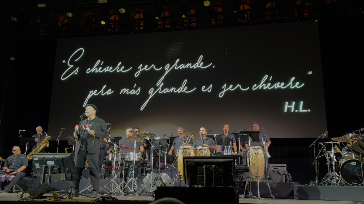 ddricarte's tweet photo. Fotografías Tour 2026 (Barcelona)
Rubén Blades @rubenblades 
Roberto Delgado Big Band https://t.co/spiaHaXdcZ