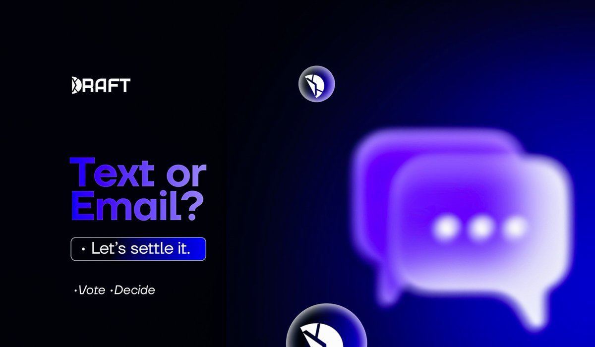 Draft_ttt's tweet photo. Which one takes you longer to write?

📧 An email
💬 A text message

👇 Tell us why. https://t.co/onlgXqh5Mc