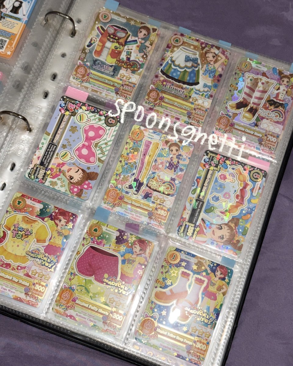 spoonsghetti's tweet photo. wts kartu aikatsu
otome 
1. marble candy shoes
2. marble candy acc
3. bright n funky top
4. green grape skirt
5. rare shoes (rare)
6. ribbon (normal)
7. 1 set normal
free: 2 otome bebas pilih

price: 200k

based surabaya
shopee (adm 15%) / split / manual
#warungaikatsu https://t.co/mCH7slGlwz