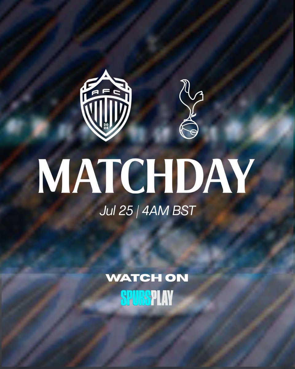 Coys__Corner's tweet photo. MATCHDAY👊

🆚 Auckland FC
🏟️Go Media Stadium
⌚️ Spursplay
⏰ 4:00 AM BST

#THFC #COYS #YIDDO #Spursplay #Tottenham #Hotspurs #Spurs