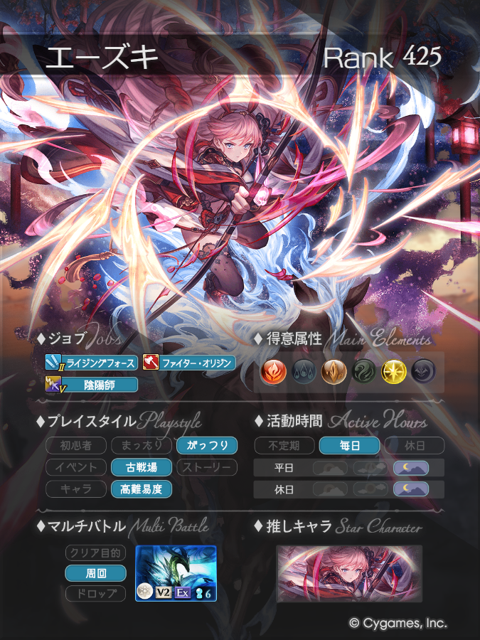 xzero555's tweet photo. 今更ながらプロフィールカード作ってみた人
今更ながらフレズ用の天元ルシゼロ弾作りに取り掛かり中

#グラブル
#騎空士さんと繋がりたい
#グラブル好きさんと繋がりたい
#グラブル好きな人と繋がりたい https://t.co/IRKIMUbOfa