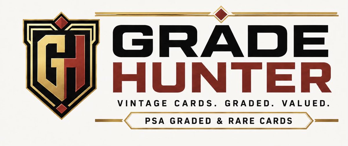 GradeHunterJP's tweet photo. 【重大発表】
🎁ロゴ完成記念に【ムニキスゼロ】
を1名様にプレゼント🎁

✅フォロー
✅引用リツイート
✅イイネ👍

簡単3ステップで👍👍
〆切は7/31 23:59分まで
発表は8/1にXにて行います！

【スタートデッキ100のプレゼントもまだまだ継続中】↓↓
https://t.co/nlkwR2Dhim

━━━━━━━━━━━━━

ついに？？ロゴ完成しました！！🥳

なお、店長はまだ完成してませ���。

内装も工事中。
ショーケースも海外から航海中。
店長の財布は常に工事中。

でもロゴだけは一流になりました🤣

ここから名古屋駅前に、
ヴィンテージカード好きがニヤニヤできる店を本気で作っていきます🔥

完成まで毎日ちょこちょこ投稿するので、
ぜひ一緒に育ててください🙌

このロゴ、何点ですか？😎

#ポケカ
#ポケモン
#旧裏
#名古屋トレカ
#カドショ名古屋