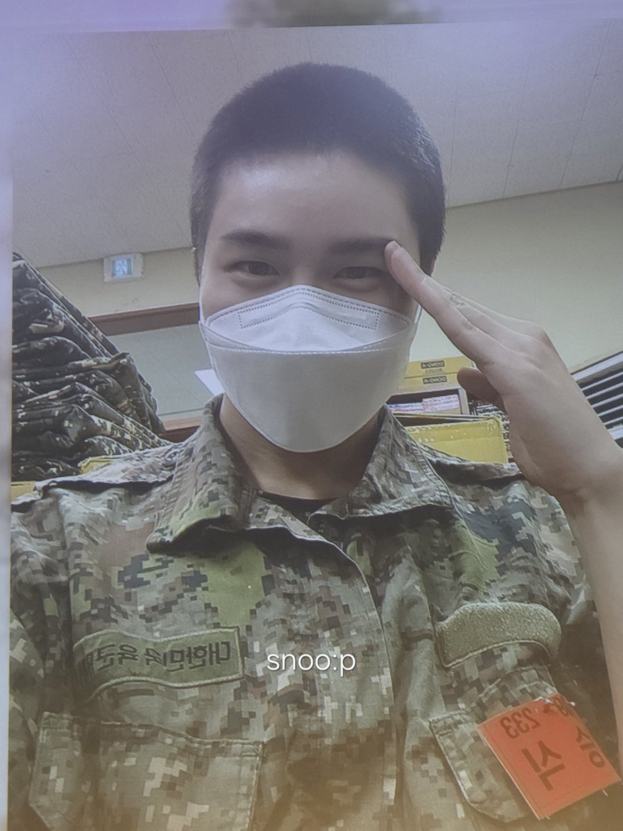 snoop_161109's tweet photo. @gyangseungsik 233번 훈련병 강승식 https://t.co/NikdCcQqGR