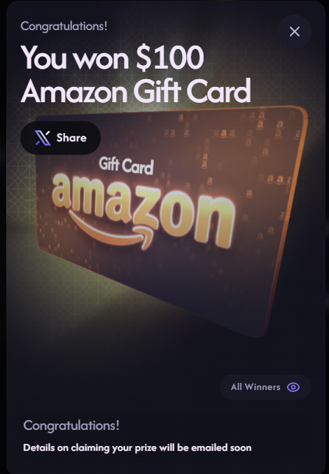 PaulVarivoda's tweet photo. Thank you, @Lingocoins. Just won $100 @Amazon gift card.  Even when all #Crypto is down, we are still getting gifts. Join me here: https://t.co/KBBFbwkbgv https://t.co/vyXjaoK564