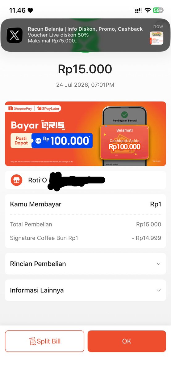 elbaiqq's tweet photo. @zadnon @discountfess ini semalem aku jam segini masih bisa kak https://t.co/tNQsTozdiD