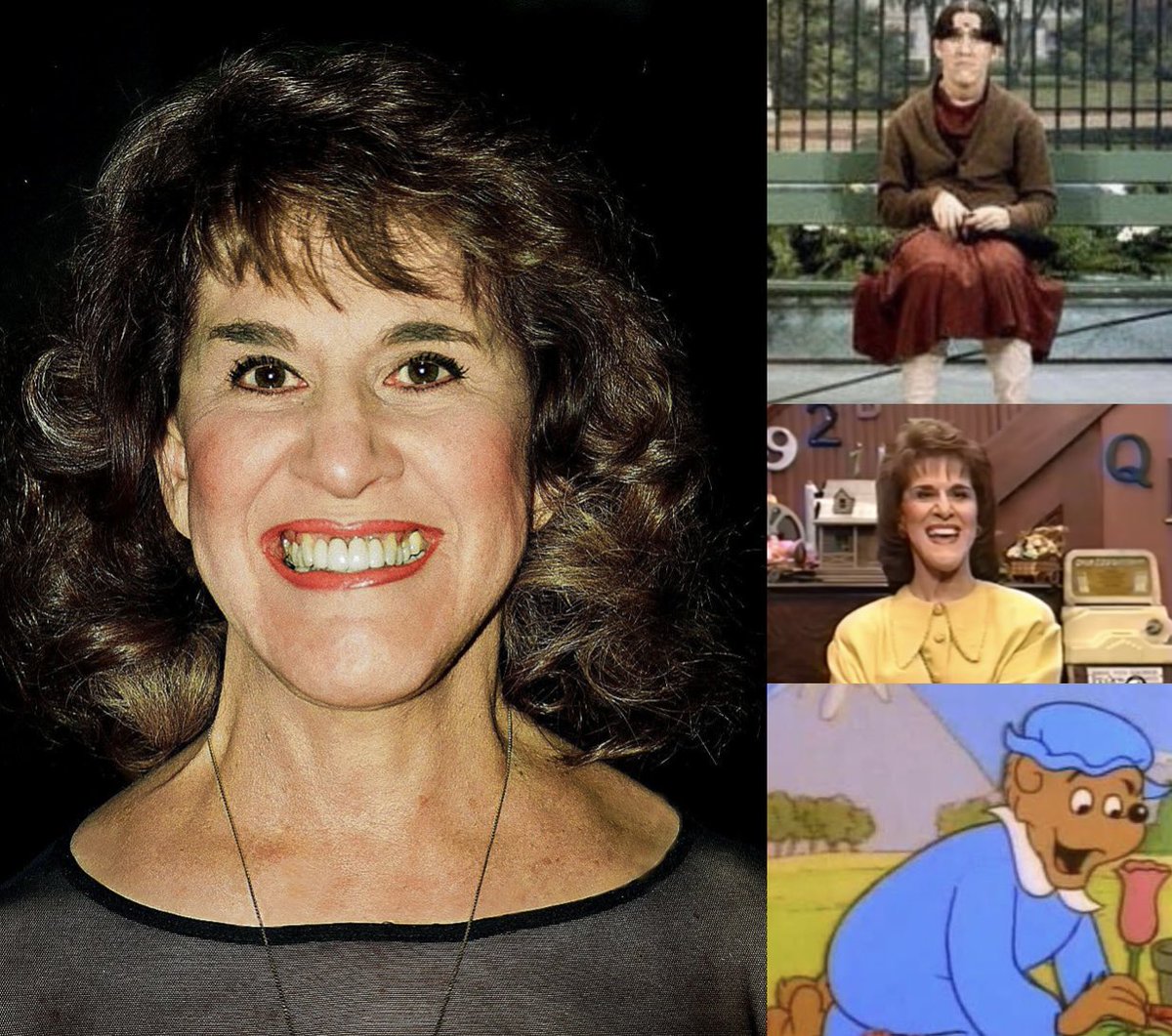 mnralphie's tweet photo. Remembering Ruth Buzzi. The actress who played Gladys Ormphby and other characters on Rowan & Martin's Laugh-In (1968-1973), Ruthie on Sesame Street (1993-2001) and voiced Mama Bear on The Berenstain Bears (1985-1987). #RuthBuzzi https://t.co/zCdnvYDsaZ