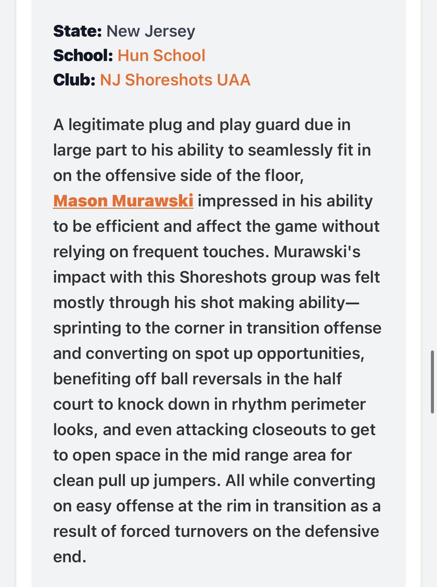 mason_murawski's tweet photo. Thank you for the recognition @PrepHoops_NJ https://t.co/wGMGsatmMN
