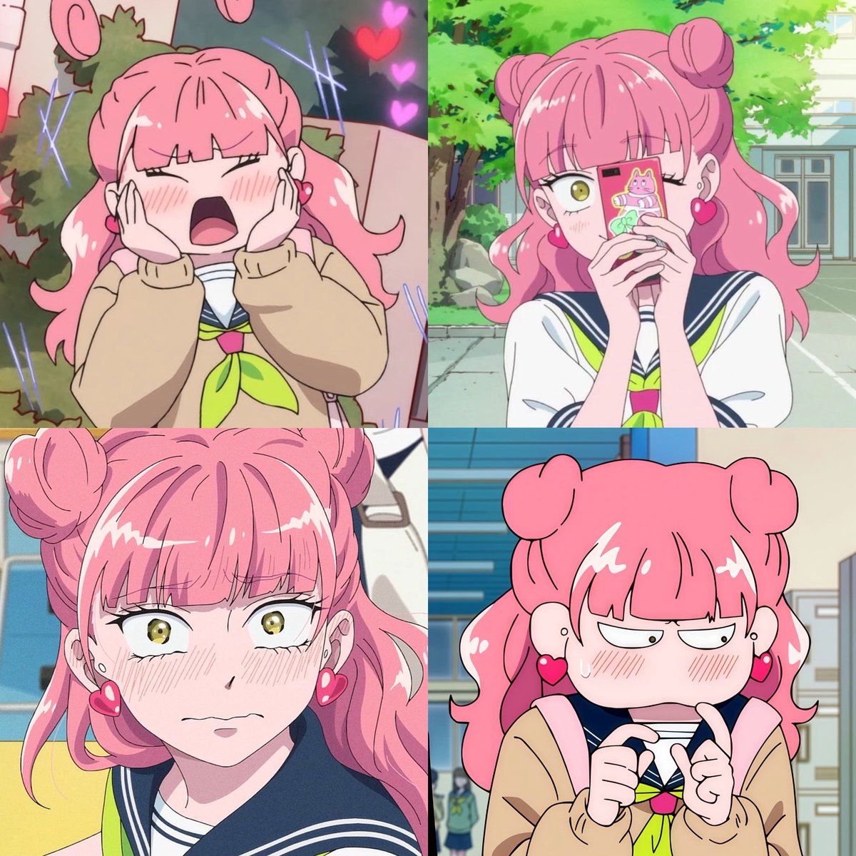 kyoruyeye's tweet photo. one of my fave pink haired animanga girlies https://t.co/i3Vdcsiza7