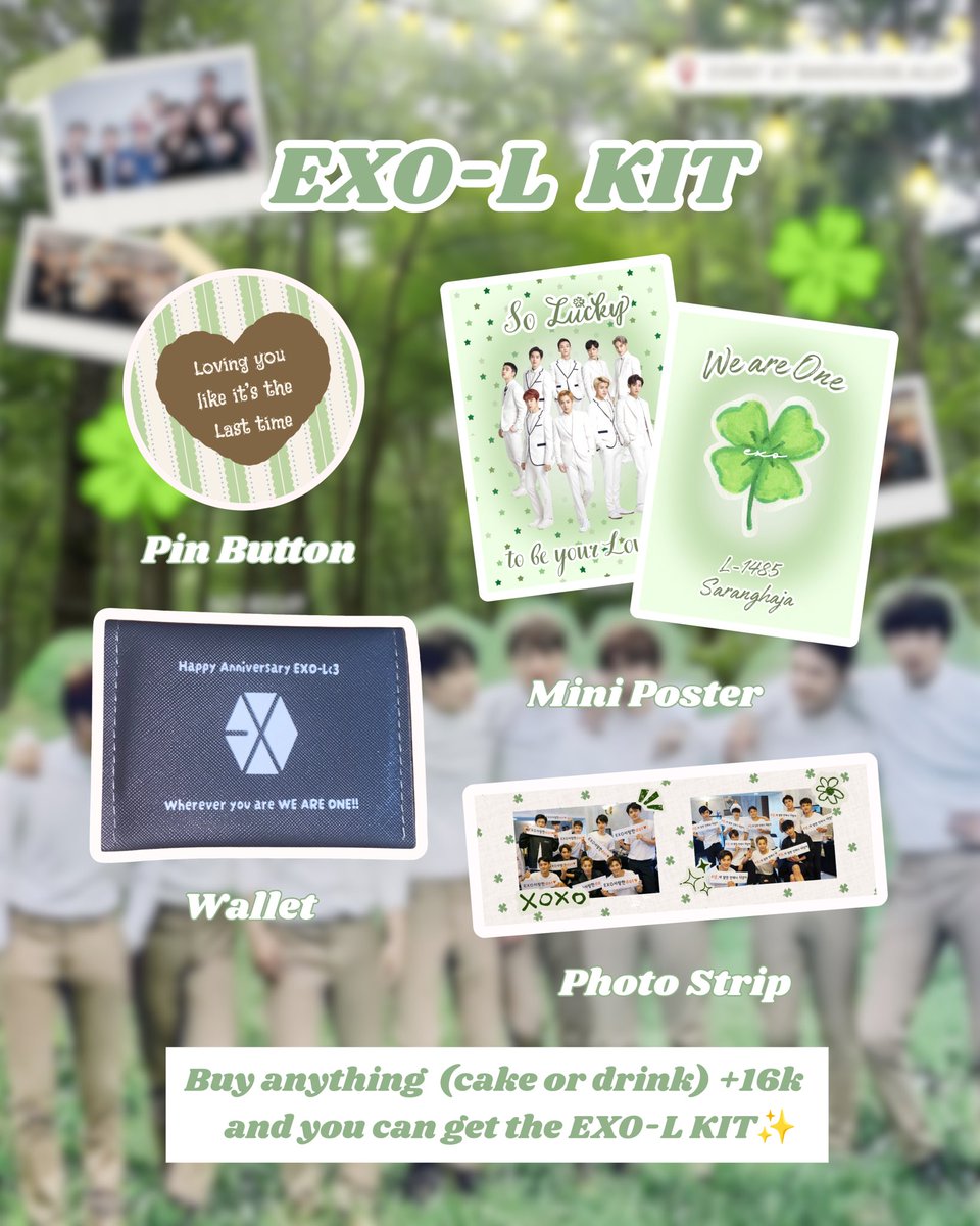 BakehouseAlley's tweet photo. •.°⋆:🍀:࿔*:・𝐄𝐗𝐎-𝐋 𝐃𝐚𝐲 𝐂𝐚𝐟𝐞 𝐞𝐯𝐞𝐧𝐭•.°⋆:🍀:࿔*:・
𝚃𝚒𝚖𝚎 𝚏𝚕𝚒𝚎𝚜 𝚋𝚞𝚝 𝚘𝚞𝚛 𝚕𝚘𝚟𝚎 𝚏𝚘𝚛 𝙴𝚇𝙾 𝚗𝚎𝚟𝚎𝚛 𝚌𝚑𝚊𝚗𝚐𝚎𝚜 𝙵𝚛𝚘𝚖 𝟸𝟶𝟷𝟸 𝚝𝚘 𝟸𝟶𝟸𝟼 𝚊𝚗𝚍 𝚏𝚘𝚛𝚎𝚟𝚎𝚛
⏳Periode Event : 26.07 - 09.08
📍Bakehouse.alley
#EXO #CafeEvent https://t.co/73U96y5nYX