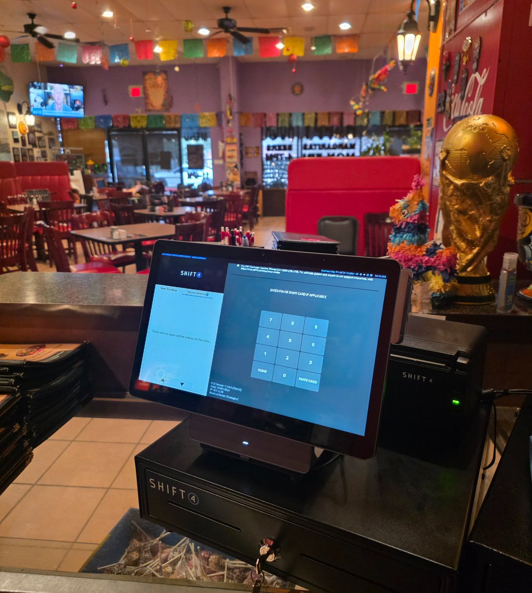 RJ_Shift4's tweet photo. LOS FAROLES MEXICAN RESTAURANT is now powering their longstanding family owned restaurant with the powerful @Shift4 Shift4 Dine POS. They appreciate the speediness and efficiency of the system. https://t.co/wZa7K8Nrj0